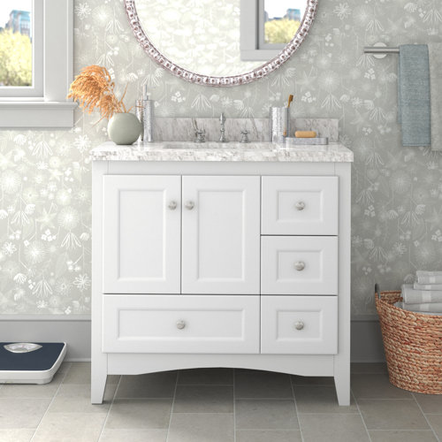 Birch Lane™ Fresno 36'' Single Bathroom Vanity with Top & Reviews Wayfair